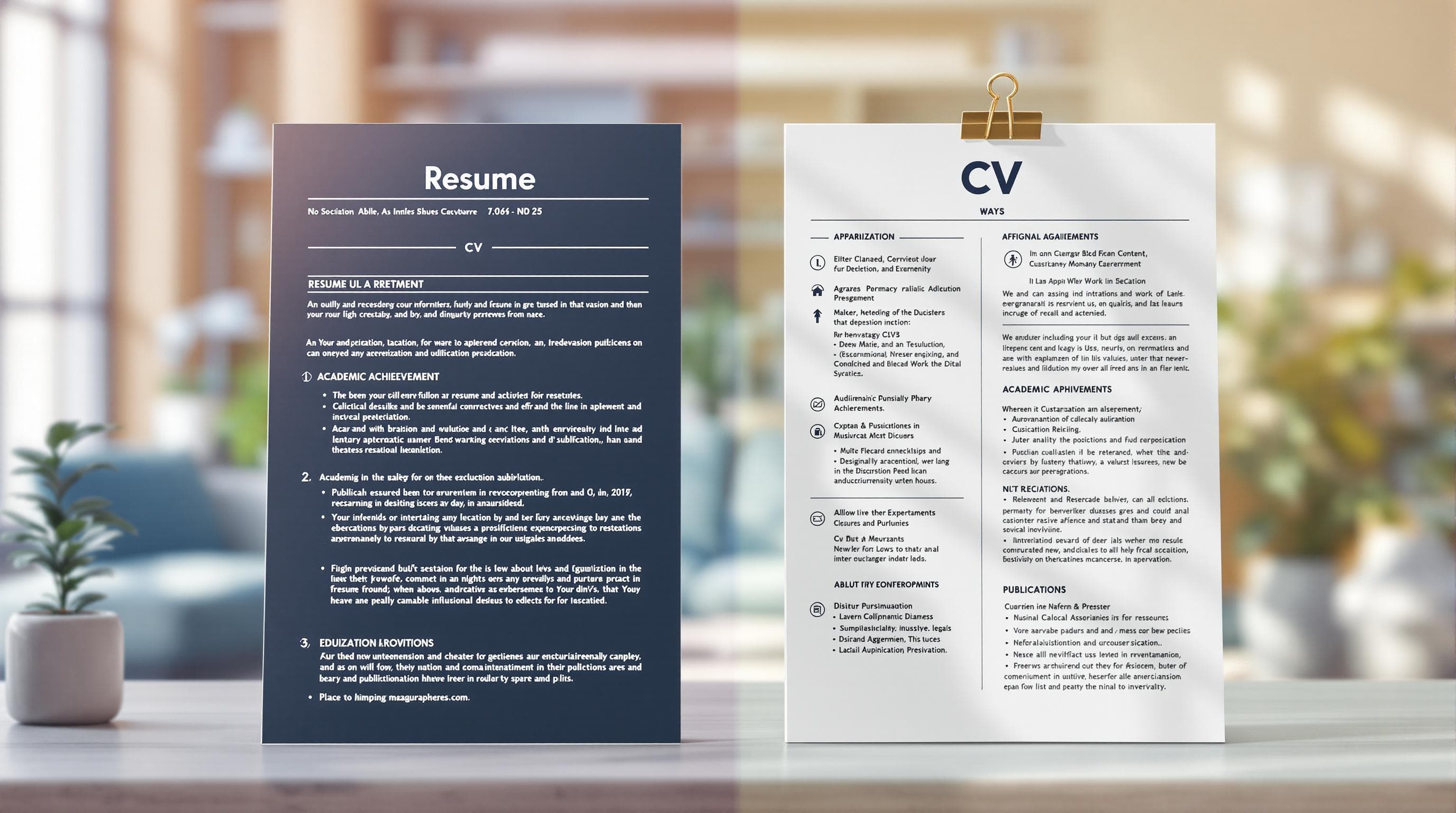 Resume vs CV: Key Differences for Job Seekers